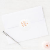 Het is maar een tijd van Sticker (Envelop)