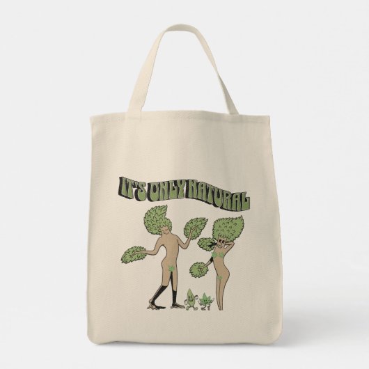 Het is maar natuurlijk tote bag (Achterkant)