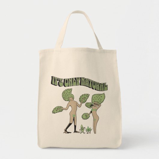 Het is maar natuurlijk tote bag (Voorkant)