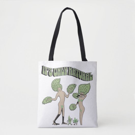 Het is maar natuurlijk tote bag (Voorkant)