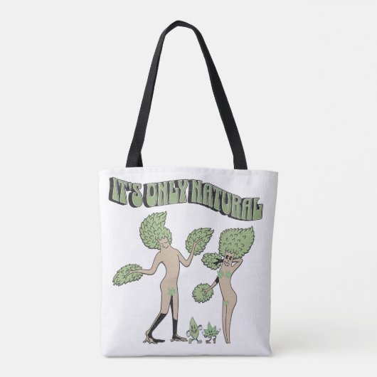 Het is maar natuurlijk tote bag (Achterkant)