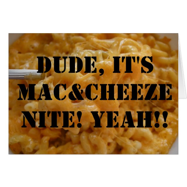Het is Mac&Cheeze Nite. Ja! (Voorkant Horizontaal)