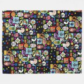 Het is Mad, Mad, Mad World Fleece Blanket, Groot Deken (Voorkant (Horizontaal))