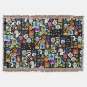 Het is Mad, Mad, Mad World Throw Blanket Deken (Voorkant)