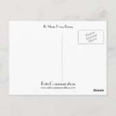 Het is Magic Honey Bunny Briefkaart (Achterkant)