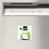 Het is Magical Snowman Magneet (Insitu (Vaatwasser))