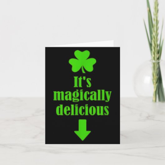 Het is Magisch Lekker Grappige St. Patrick's Dag Kaart (Voorkant)