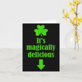 Het is Magisch Lekker Grappige St. Patrick's Dag Kaart (Gele Bloem)