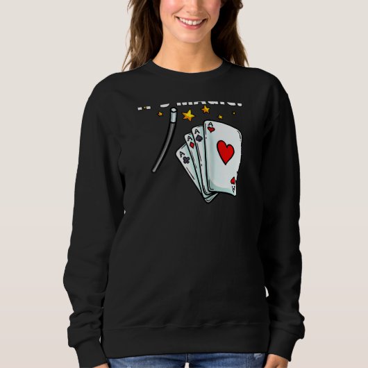 Het is magisch voor Magicische Raglan Trui (Voorkant)
