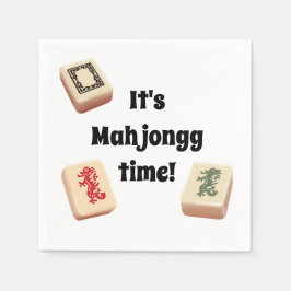 Het is Mah Jongg tijd! Papieren Servetten