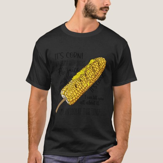 Het is maïs een grote klomp met knobbels het heeft t-shirt (Voorkant)