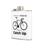 Het is makkelijker bij te blijven dan een fietsinh heupfles (Links)