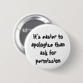 Het is makkelijker... ronde button 5,7 cm (Voorkant /achterkant)