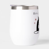 Het is mam's beurt voor een wijnwoordspeling (Rechts)