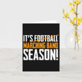 Het is Marching Band Seizoen Niet Football Kaart (Gele Bloem)