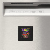 Het is Mardi Gras Bruh Dabbing Crawfish Carnival v Magneet (Insitu (Vaatwasser))