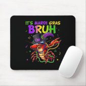 Het is Mardi Gras Bruh Dabbing Crawfish Carnival v Muismat (Met muis)