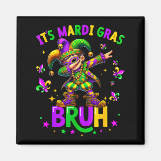 Het is Mardi Gras Bruh Dabbing Kabouter Nar Nieuw Magneet