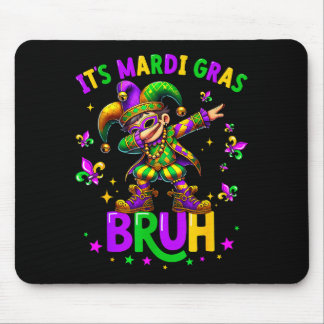 Het is Mardi Gras Bruh Dabbing Leprechaun Nar Nieu Muismat
