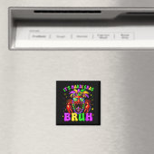 Het is Mardi Gras Bruh Grappig Rivierkreeft Outfit Magneet (Insitu (Vaatwasser))