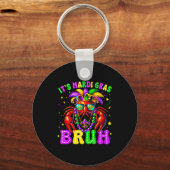 Het is Mardi Gras Bruh Grappig Rivierkreeft Outfit Sleutelhanger (Voorkant)