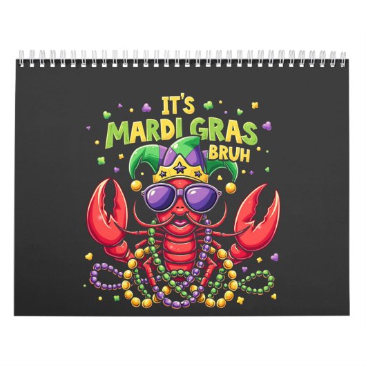 Het is Mardi Gras Bruh Grappige Garnalen New Orlea Kalender (Hoes)