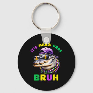 Het is Mardi Gras Bruh Marigator Alligator Mardi G Sleutelhanger