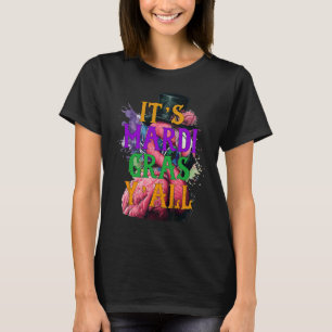 Het is Mardi Gras Yall Carnaval Party Cool Flaming T-shirt