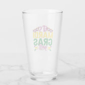 Het is Mardi Gras Y'all Funny Carnival Party Gift Glas (Achterkant)