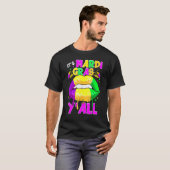 Het is Mardi Gras Y'all Mardi Gras Dripping Lips C T-shirt (Voorkant volledig)