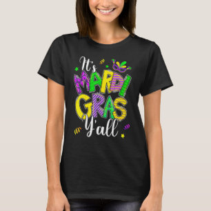 Het is Mardi Gras Yall Mardi Gras Party Masker Car T-shirt