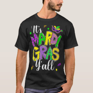 Het is Mardi Gras Yall Mardi Gras Party Masker Car T-shirt