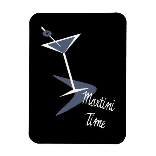 Het is Martini Time. Magneet (Verticaal)