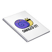 Het Is Me Gelukt Grappige Slakkenpun  Notitieboek (Rechterzijde)