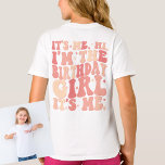 Het is me Hi In De Verjaardags Meisje Zijn Ik Gepe T-shirt<br><div class="desc">Vier de speciale dag van het verjaardagsmeisje met de "It's Me, Hi! I'm the Birthday Girl" Gepersonaliseerd T-Shirt - een heerlijke en trendy keuze voor kinderen die houden van roze koraal perzik stijlen! Het shirt van dit kind is niet zomaar een outfit; het is een statement piece dat het verjaardagsmeisje...</div>