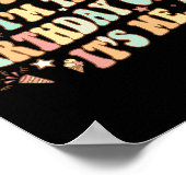 Het is me Hi In De Verjaardags Meisje Zijn Ik Leuk Poster (Hoek)