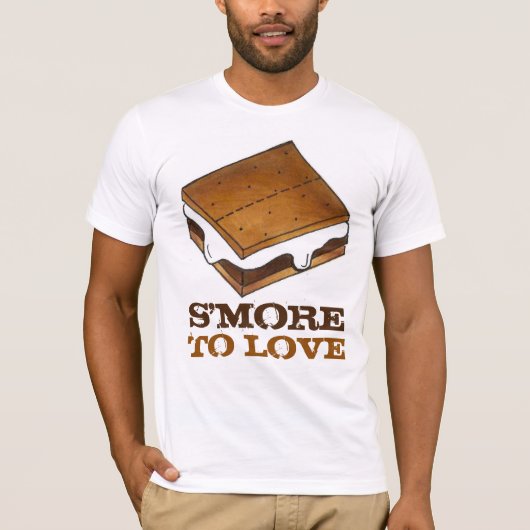 Het is meer om van chocolade te houden Campfire Ca T-shirt (Voorkant)