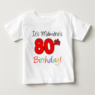 Het is Memere's 80ste verjaardag