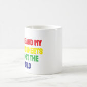 Het is mij en mijn spreadsheet tegen de wereld koffiemok (Center)