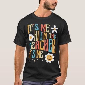 Het is mij hallo ik ben de leraar het is mij citat t-shirt