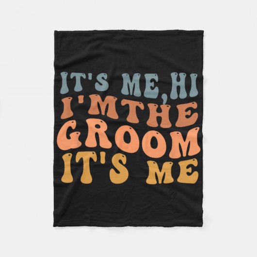 Het is mij Hoi Ik ben de Bruidegom Het is mij Retr Fleece Deken (Voorkant)
