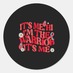 Het Is Mij Hoi Ik Ben De Krijger Het Is Mij Hartzi Ronde Sticker