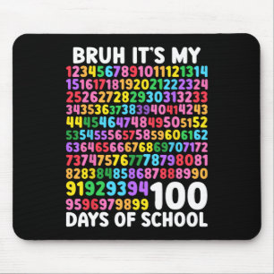 Het is mijn 100 dagen op school 100e dag van schoo muismat