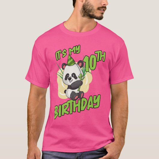 Het is mijn 10 jarige panda t-shirt (Voorkant)