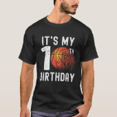 Het is mijn 10e verjaardag Basketball Gift T-shirt (Voorkant)