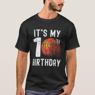 Het is mijn 10e verjaardag Basketball Gift T-shirt