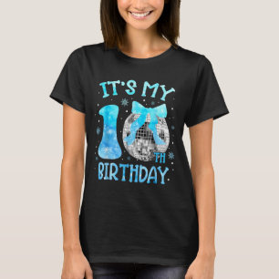 Het is mijn 10e verjaardag Coquette strik Disco 10 T-shirt