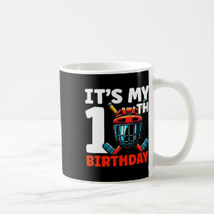 Het is mijn 10e verjaardag Hockeyspeler 10 jaar ou Koffiemok