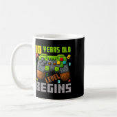 Het is mijn 10e verjaardag Pixel Gaming Controller Koffiemok (Links)