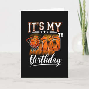 Het is mijn 10e verjaardag Sketll Thema 10 jaar ou Kaart